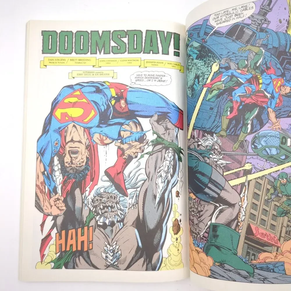 The Death of Superman DC Comics 1993 Graphic Novel TPB First Printing VF